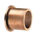 Flange Sleeve Bearing: Bronze, 5/8 in Inside Dia, 3/4 in Outside Dia, 1/2 in Lg