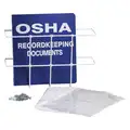 OSHA Record Keeping Center: Wire Rack Only, OSHA Record Keeping Documents, English, White