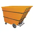 Orange, Plastic Tilt Truck, 50.0 cu ft, 2,200 lb Load Capacity