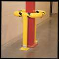 Column Protector: 20 in Fits Column Size, 36 in Overall Ht, 29 5/8 in Overall Wd, Steel, Yellow