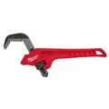 Milwaukee Hex Pipe Wrench: Cast Iron, 2 5/8 in Jaw Capacity, Smooth, 10 in Overall L, Ergonomic
