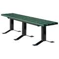 Ultrasite 72 in. Outdoor Bench; 900 lb. Load Capacity, Green