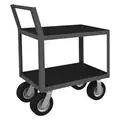 Low-Profile Instrument Cart with Flush Metal Shelves, Load Capacity 1, 200 lb, Number of Shelves 2