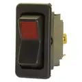 Eaton Lighted Rocker Switch: Lighted Rocker Switch, SPST, Momentary Off/On, 3 Connections