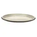 Drum Cover: Open Head Lid, White, No Openings Opening Dia., Steel, 0 Openings