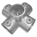 Structural Pipe Fitting: Cross, 1 1/2" For Pipe Size, For 1 7/8" Actual Pipe Outer Dia, Pipe