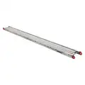 Louisville 500 lb. Load Capacity Aluminum Two-Person Scaffolding Stage, 4" H x 14" W x 12 ft.