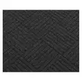 Condor Indoor/Outdoor Entrance Mat, 3 ft. L, 24" W, 3/8" Thick, Rectangle, Charcoal