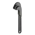 Reed Rapid Pipe Wrench, Alloy Steel, Black Trivalent Zinc, Jaw Capacity 1 in, Serrated