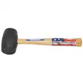 Rubber Mallet,20 oz Head Weight,Hickory Handle Material