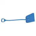 Vikan Large Ergonomic Square Blade Shovel, 13.5 x 12.5 x 51 Inch, Blue