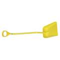 Vikan Large Ergonomic Square Blade Shovel, 13.5 x 12.5 x 51 Inch, Yellow