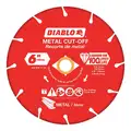 Diablo Angle Grinders, Circular Saws, Diamond Saw Blade, Metal Materials Cut, 6" Blade Dia.