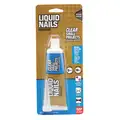 Liquid Nails Glue: Clear Small Projects, Gen Purpose, Interior/Exterior, 2.5 fl oz, Tube, Clear