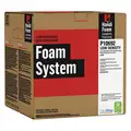 Insulating Spray Foam Insulation Kit: 2 Components, 26.4 lb Size, Two Cylinders, Cream