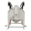 Allsource Siphon-Feed Dual-Station Abrasive Blast Cabinet, Work Dimensions: 33" x 46" x 49", Overall: 72