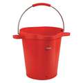 Vikan 5 Gallon Plastic Bucket / Cleaning Pail, Red