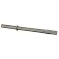 Westward Chisel: 1.125 in Shank Size, Hex, Round, 1 1/4 in Chisel Tip Wd, 20 1/2 in Overall Lg