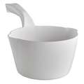 Vikan 32oz/1qt Small Plastic Bowl Scoop, 7.5 x 4.75 inch, White