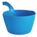 Vikan 64oz/2qt Large Plastic Bowl Scoop, 7.25 x 3.25 inch, Blue
