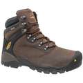 Keen 6" Work Boot, 10, D, Men's, Brown, Steel Toe Type, 1 PR