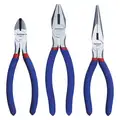 Westward Chrome Vanadium Steel Plier Sets, ESD Safe: No, Number of Pieces: 3, Dipped Handle