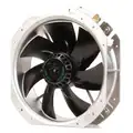 Ebm-Papst Standard Square Axial Fan: 11 in Ht, 3 1/8 in Dp, 1100, IP44, Cast Aluminum, 115V AC