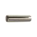 Spring Pin: Slotted, Stainless Steel, 420, Passivated, 3/16 in Outside Dia., 50 PK