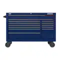 Proto Heavy Duty Rolling Tool Cabinet with 13 Drawers; 22-3/8" D x 38-1/2" H x 55" W, Blue
