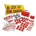 Portable Lockout Kit, Filled, Electrical Lockout, Bag, Yellow