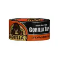 Gorilla Duct Tape: Gorilla, Heavy Duty, 1 7/8 in x 10 yd, Black, Continuous Roll, Pack Qty: 1