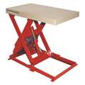 Stationary Scissor Lift Table, 500 lb. Load Capacity, 36" Lifting Height Max., Electric Lift