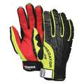 Gloves,XL,Hi Vis Yellow/Black/