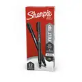 Sharpie Permanent Pens: Black, 0.4 mm Pen Tip, 12 PK