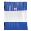 TMI Curtain Wall with Window; 10 ft. H x 12 ft. W, Blue
