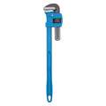 Pipe Wrench: Alloy Steel, 1 1/2 in Jaw Capacity, Serrated, 14 in Overall Lg, I-Beam