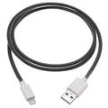 Mobilespec 3 ft. Charger/Sync USB Cable, A Male to Lightning Male, Black