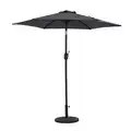 Island Umbrella 7-1/2 ft., Hexagon Market Umbrella; Slate Gray
