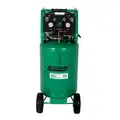 Air Compressor: Oil Free, 20 gal, Vertical, 1.8 hp, 4.5 cfm @ 90 psi, 120 VAC, 12 A
