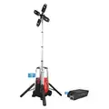 Cordless Tripod Light: MX FUEL, Battery Included, 27,000 lm Max., 3 Modes, 120 in Max. Ht