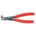 Retaining Ring Plier: Internal, For 12 mm to 25 mm Bore Dia, 0.051 in Tip Dia, 5 1/8 in Overall Lg