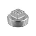 Square Head Plug: 304 Stainless Steel, 3 in Fitting Pipe Size, Male NPT, Class 150