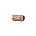 Copper Coupling No Stop, Press x Press Connection Type, 1-1/2 in x 1-1/2 in Tube Size