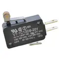 Honeywell Miniature Snap Action Switch: 15 A @ 240 V, 0.5 A @ 125 V, 0.63 in Ht - Snap Action Switch