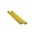 PIG Spill Containment Berm, Straight Section, 5 ft. x 7.25" x 4", Polyurethane, Yellow
