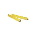 Spill Containment Berm, Straight Section, 5 ft. x 9" x 6", Polyurethane, Yellow