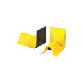 PIG Spill Containment Berm Wall End, Wall End, 10" x 7.5" x 4", Polyurethane, Yellow