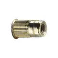 Rivet Nut: Steel, Knurled, 3/8"-16 Dia./Thread Size, 0.150 in to 0.312 in, 0.805 in Lg, 10 PK