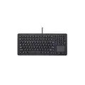 Ikey Keyboard: Corded, USB, Black, Linux(R)/Windows(R), 10 ft Cable Lg, 1 13/16 in Ht, 6 5/8 in Wd