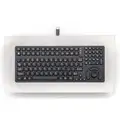 Ikey Keyboard: Corded, USB, Black, Linux(R)/Windows(R), 10 ft Cable Lg, 1 37/64 in Ht